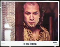 4c735 SILENCE OF THE LAMBS lobby card '90 creepy image of Ted Levine as serial killer Buffalo Bill!