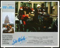 4c744 SIX WEEKS movie lobby card #3 '82 Dudley & Mary Tyler Moore take carriage ride in NYC!