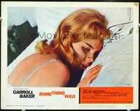 4c755 SOMETHING WILD movie lobby card #4 '62 great close-up of Carroll Baker!