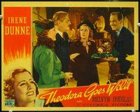 4c825 THEODORA GOES WILD movie lobby card '36 Irene Dunne, Melvyn Douglas!