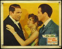 4c849 THIS IS MY AFFAIR LC '37 great 3-shot of Barbara Stanwyck, Robert Taylor & Victor McLaglen!