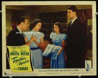 4c871 TOGETHER AGAIN LC '44 lady mayor Irene Dunne finds her personal life is front page news!