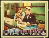 4c914 UPTOWN NEW YORK movie lobby card '32 Jack Oakie in diner!