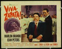 4c931 VIVA ZAPATA LC #3 '52 written by John Steinbeck, great image of Marlon Brando in title role!