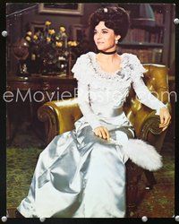4c998 YOUNG WINSTON color 11x14 '72 great close up of pretty Anne Bancroft as Lady Jennie Churchill!