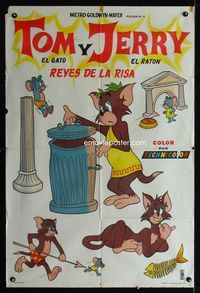 4e090 TOM & JERRY KINGS OF LAUGHTER Argentinean '60s in Ancient Rome or Greece & in caveman times!