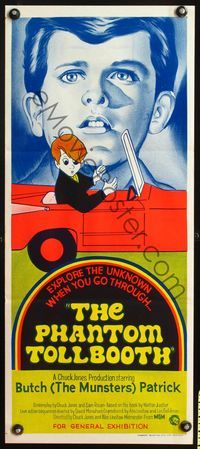 4d800 PHANTOM TOLLBOOTH Australian daybill poster '70 Chuck Jones cartoon, art of Butch Patrick!