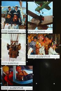 4e812 CHINESE ADVENTURES IN CHINA 5 French LCs '65 Ursula Andress, Jean-Paul Belmondo, de Broca!