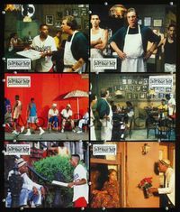 4e788 DO THE RIGHT THING 6 French movie lobby cards '89 Spike Lee, Danny Aiello, John Turturro!