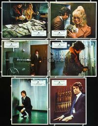 4e784 $ 6 French movie lobby cards '71 great images of thieves Warren Beatty & Goldie Hawn!