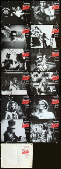 4e692 FORBIDDEN ZONE 12 French lobby cards '80 Herve Villechaize, Danny Elfman, bizarre images!