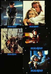 4e821 HIGHLANDER 5 French movie lobby cards '86 great images of Christopher Lambert!