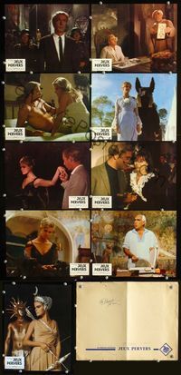 4e724 MAGUS 9 French movie lobby cards '69 Michael Caine, Anthony Quinn, Candice Bergen!
