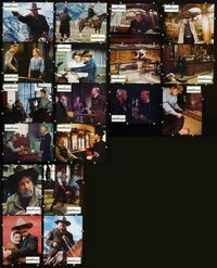 4e659 SHOOTIST 18 French movie lobby cards '76 cowboy John Wayne, James Stewart, Ron Howard!