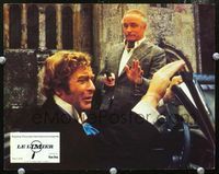 4e896 SLEUTH French movie lobby card '72 cool image of Laurence Olivier & Michael Caine!