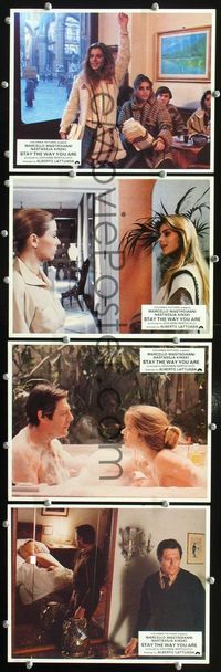 4e844 STAY AS YOU ARE 4 French movie lobby cards '78 Marcello Mastroianni, Nastassja Kinski