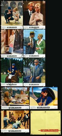 4e728 THOMAS CROWN AFFAIR 9 set A French LCs '68 great images of Steve McQueen & Faye Dunaway!