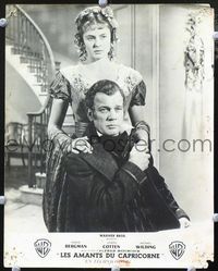 4e897 UNDER CAPRICORN French lobby card '49 cool image of pretty Ingrid Bergman & Joseph Cotten!