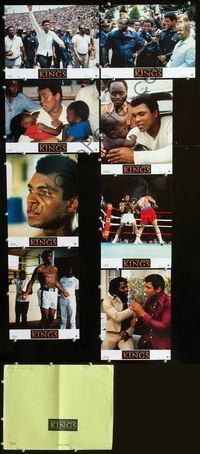 4e770 WHEN WE WERE KINGS 8 French LCs '97 great images of heavyweight boxing champ Muhammad Ali!