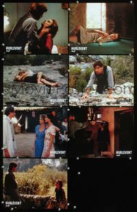 4e782 WUTHERING HEIGHTS 7 French movie lobby cards '85 Fabienne Babe, Lucas Belvaux!