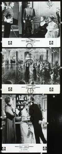 4e854 SWAN 3 French movie stills '56 cool b/w images of beautiful Grace Kelly!