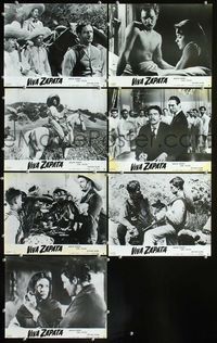 4e781 VIVA ZAPATA 7 French 9.5x11.75s '52 cool images of Marlon Brando as Mexican revolutionary!