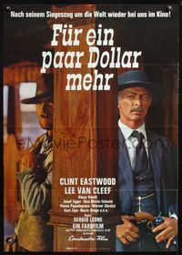 4d123 FOR A FEW DOLLARS MORE German R69 Per Qualche Dollaro in Piu, Clint Eastwood, Leone classic!
