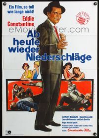4d201 MAKE YOUR BETS LADIES German '65 Faites vos jeux, mesdames, Rehak art of Eddie Constantine!