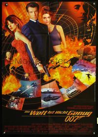4d291 WORLD IS NOT ENOUGH German '99 Pierce Brosnan as James Bond, Sophie Marceau, Denise Richards!