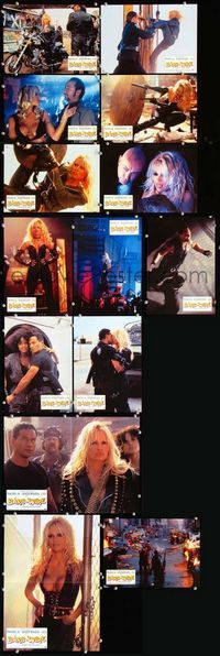 4e410 BARB-WIRE 14 German lobby cards '96 great images of sexiest comic book hero Pamela Anderson!