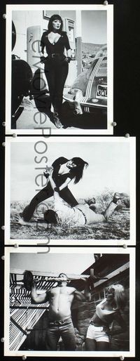 4e576 FASTER, PUSSYCAT! KILL! KILL! 3 German LCs '65 Russ Meyer, great images of Tura Satana!