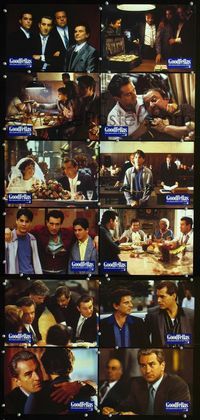 4e427 GOODFELLAS 12 German lobby cards '90 Robert De Niro, Joe Pesci, Ray Liotta, Martin Scorsese