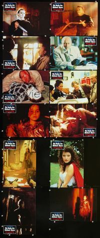 4e430 HALLOWEEN 5 12 German movie lobby cards '89 The Revenge of Michael Myers, great horror images!