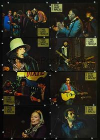 4e499 LAST WALTZ 8 German lobby cards '78 rock & roll, great images of Neil Diamond, Bob Dylan!