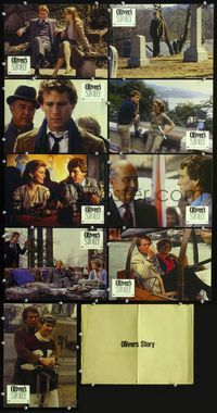 4e463 OLIVER'S STORY 9 German lobby cards '78 great romantic images of Ryan O'Neal & Candice Bergen!