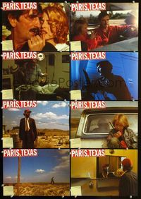 4e508 PARIS, TEXAS 8 German movie lobby cards '84 Wim Wenders, Harry Dean Stanton, Nastassja Kinski