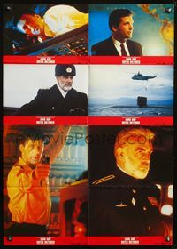 4d312 HUNT FOR RED OCTOBER large style German LC poster '90 images of Sean Connery & Alec Baldwin!