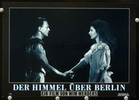 4e649 WINGS OF DESIRE German movie lobby card '87 Wim Wenders German fantasy, Bruno Ganz!