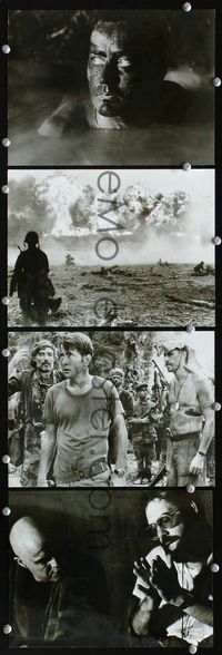 4e558 APOCALYPSE NOW 4 German 7x9.5 '79 classic images of Martin Sheen & candid w/Brando & Coppola!