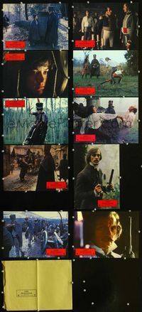 4e446 DUELLISTS 10 German 8.25x11.75 '77 Ridley Scott, great images of Harvey Keitel w/sword & gun!