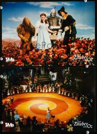 4e593 WIZARD OF OZ 2 German 8x11.5 movie still R90s all-time classic, great shot of cast!