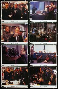 4e277 NEGOTIATOR 8 Spanish/U.S. movie lobby cards '98 Kevin Spacey, Samuel L. Jackson!