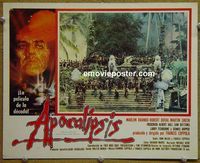 4e934 APOCALYPSE NOW Mexican lobby card '79 Frances Ford Coppola, cool image of jungle warriors!