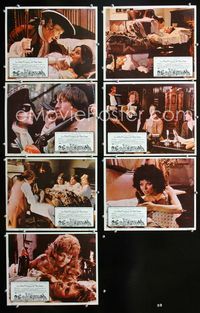 4e917 BAWDY ADVENTURES OF TOM JONES 7 Mexican movie lobby cards '76 Nicky Henson, Joan Collins!