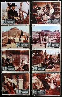 4e910 GUNFIGHT AT THE O.K. CORRAL 8 Mexican movie lobby cards R80 Burt Lancaster, Kirk Douglas!