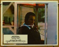 4e955 HUSTLE Mexican movie lobby card '75 action image of Burt Reynolds talking on phone!