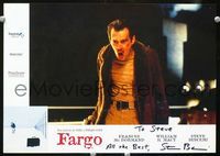 4e376 FARGO signed Spanish LC '96 homespun Coen Brothers murder story, autographed by Buscemi!