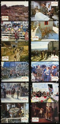 4e309 HEIFER 12 Spanish movie lobby cards '85 cool images of Spanish civil war!