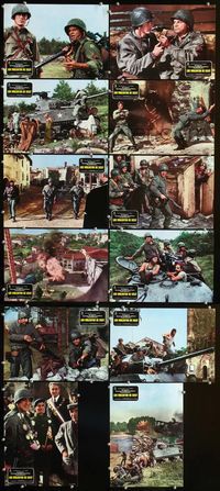 4e310 KELLY'S HEROES 12 Spanish LCs R81 Clint Eastwood, Telly Savalas, Rickles, Sutherland, WWII!