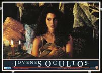 4e379 LOST BOYS Spanish movie lobby cards '87 close-up of sexy vampire Jami Gertz!